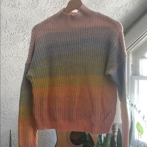 Multicolor knit sweater